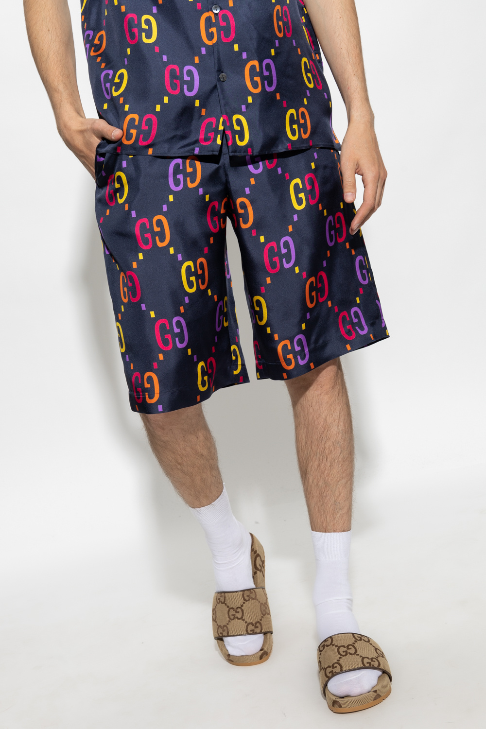 Gucci on sale silk shorts